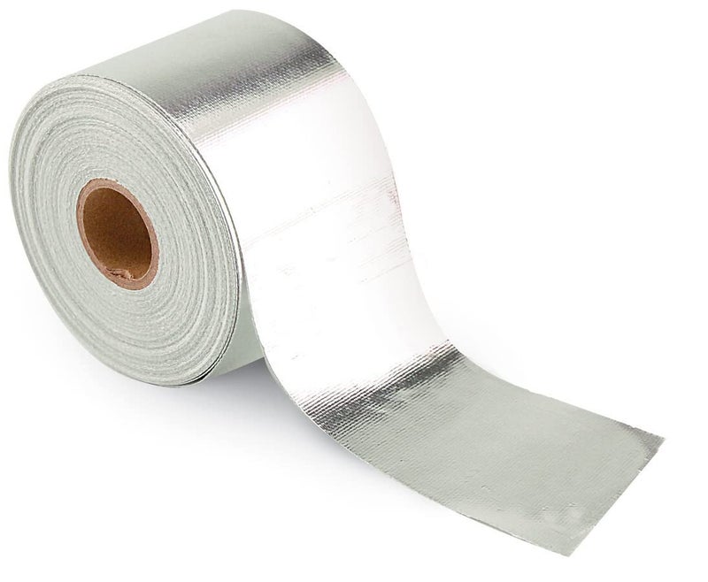 Design Engineering Cool-Tape | Self-Adhesive Heat Reflective Tape, High Temp (up to 400F) | 2" x 30' Roll | 010468 | Flexible Heat Shield for Automotive & Industrial Use